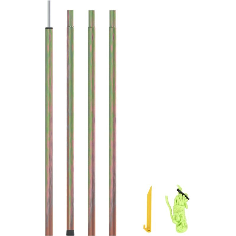 

Poste de toldo de vela de acero galvanizado 250 cm - Oro - Youthup