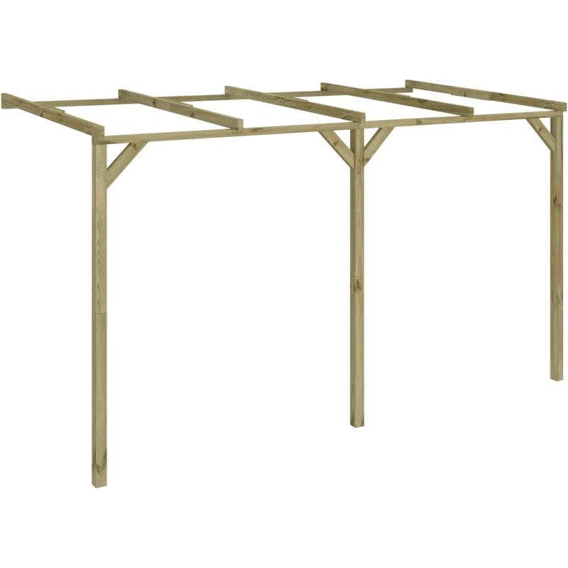 

Pérgola cobertizo de madera 2x4x2,2 m - Marrón - Youthup