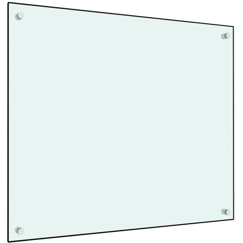 

Protector salpicaduras cocina vidrio templado blanco 70x60 cm - Blanco - Youthup