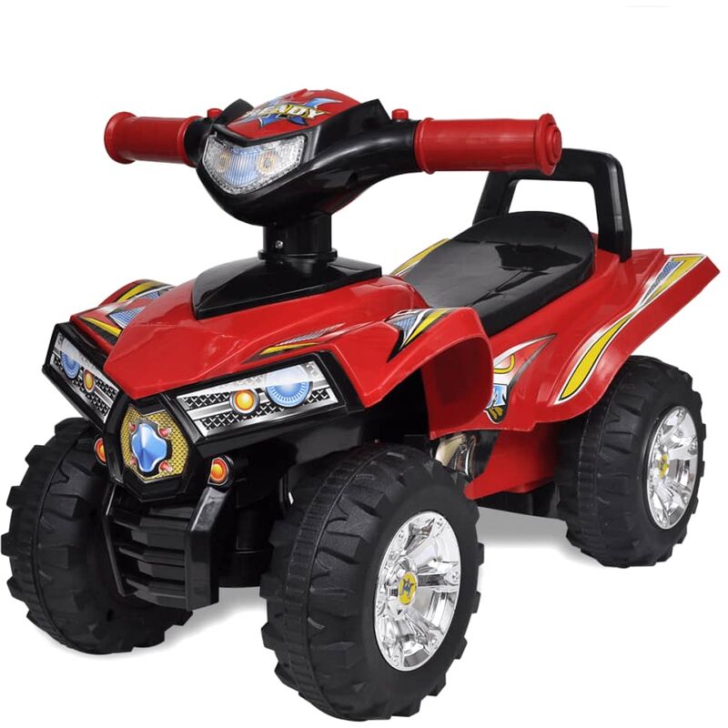 

Quad correpasillos infantil con sonidos y luces rojo - Rojo - Youthup