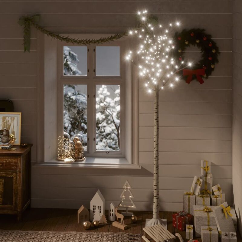 

Árbol de Navidad 200 LEDs sauce blanco frío 2,2 m - Youthup