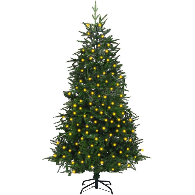

YOUTHUP Árbol de Navidad artificial con LED Verde 180 cm PVC y PE