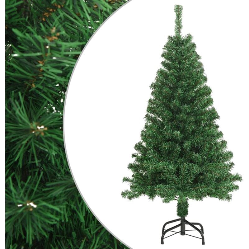 

Árbol de Navidad artificial con ramas gruesas PVC verde 120 cm - Verde - Youthup