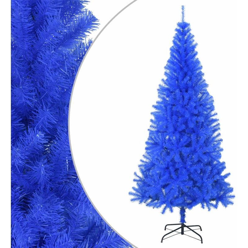 

Árbol de Navidad artificial con soporte PVC azul 180 cm - Azul - Youthup