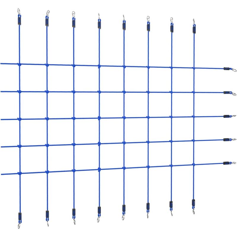 

YOUTHUP Red de escalada azul 200x150 cm - Azul