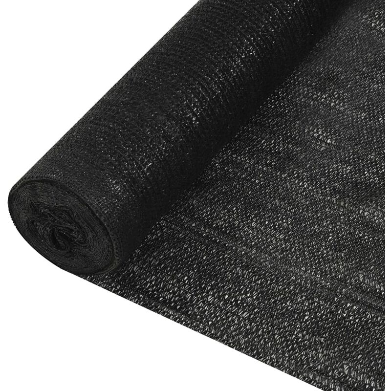 

Red de privacidad HDPE negro 2x10 m 195 g/m² - Negro - Youthup