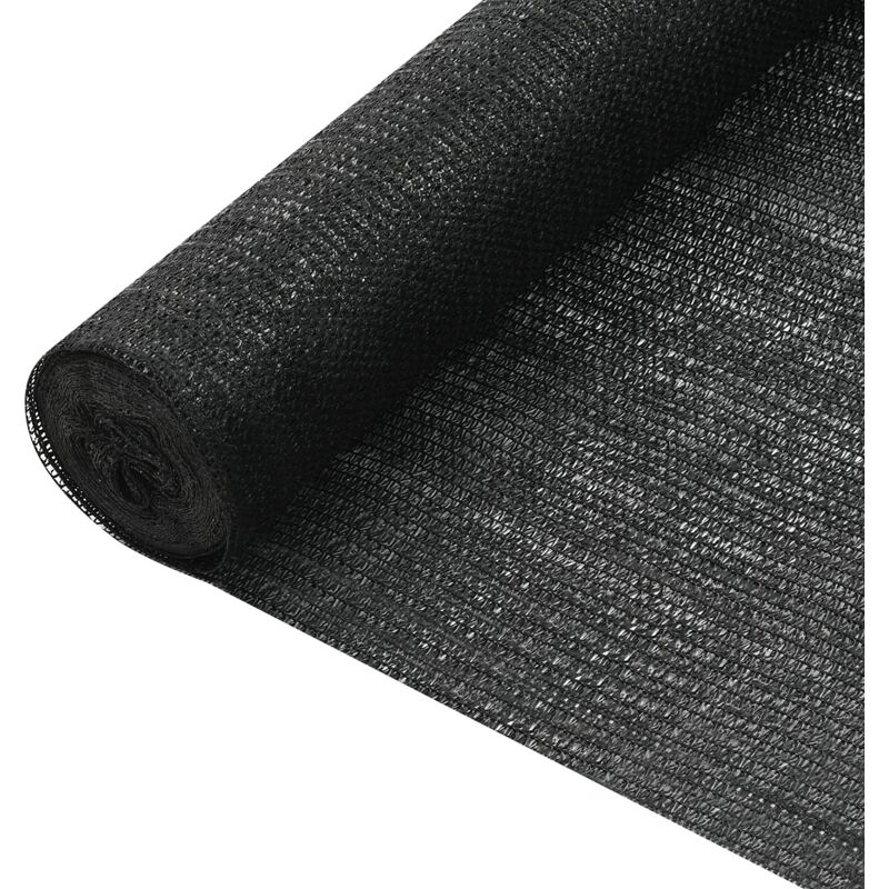 

Red de privacidad HDPE negro 2x10 m 75 g/m² - Negro - Youthup