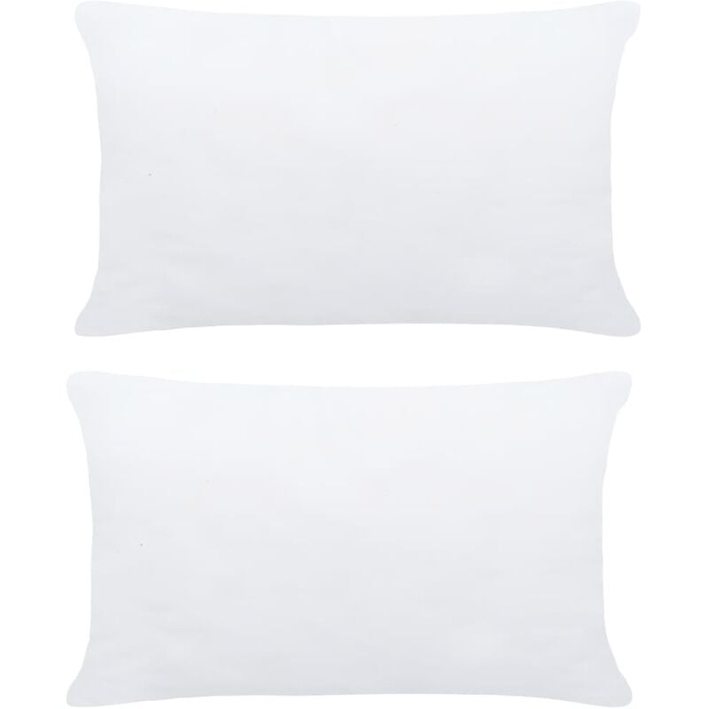 

YOUTHUP Relleno de cojín 2 unidades blanco 50x30 cm - Blanco