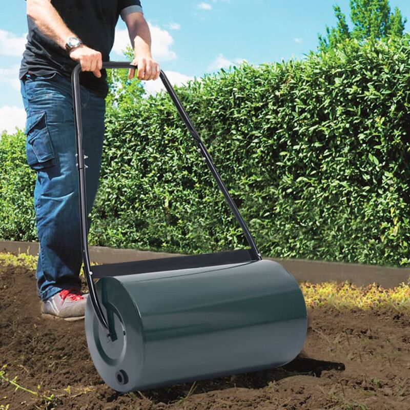 

Rodillo para césped verde y negro 57 cm 43 L - Youthup