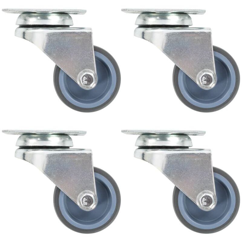 

YOUTHUP Ruedas dobles giratorias 8 unidades 50 mm