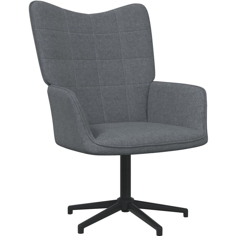 

Silla de relajación de tela gris oscuro 62x67x97,5 cm - Youthup