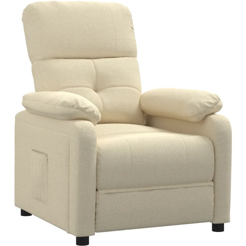 

Sillón reclinable de tela color crema - Crema - Youthup
