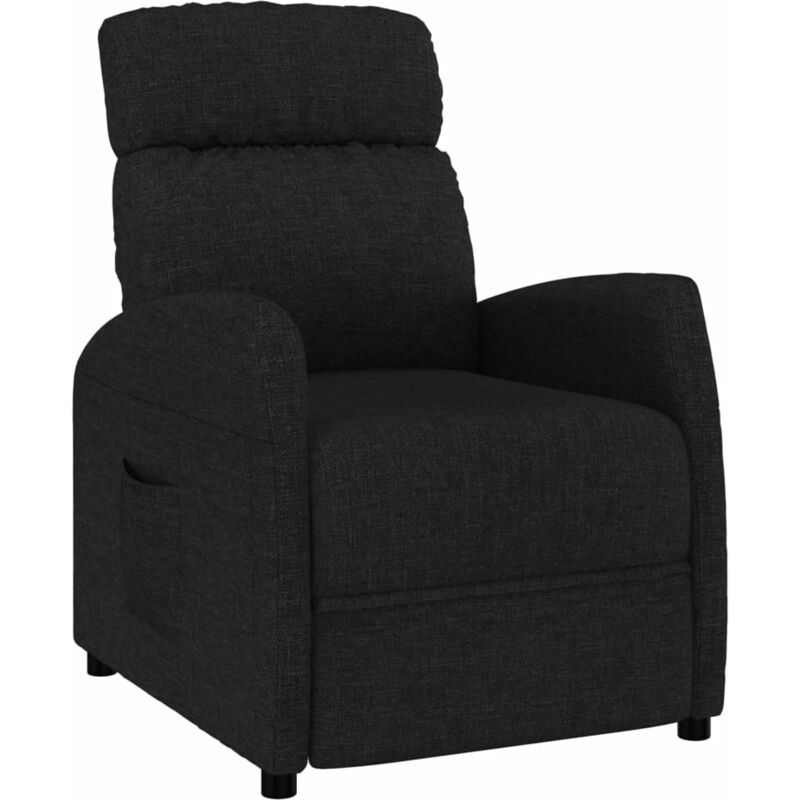 

Sillón reclinable de tela negro - Negro - Youthup