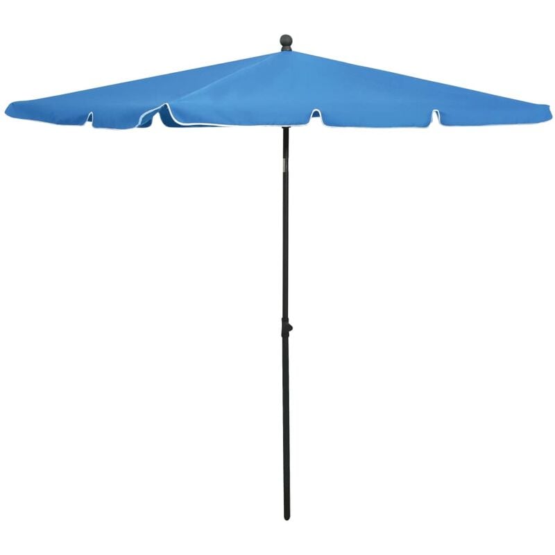 

Sombrilla de jardín con palo azul azure 210x140 cm - Azul - Youthup