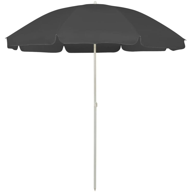 

Sombrilla de playa gris antracita 240 cm - Antracita - Youthup