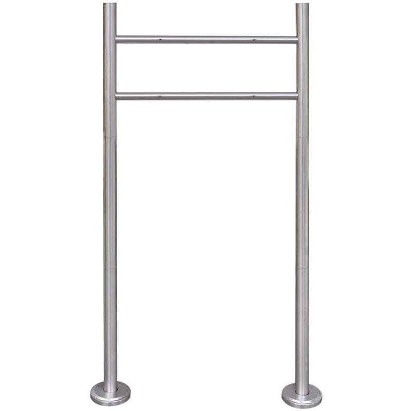 

Soporte de acero inoxidable para buzón de exterior - Plateado - Youthup