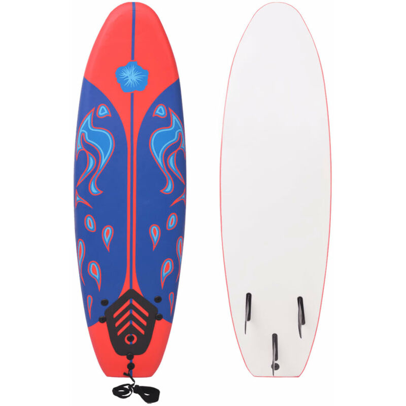 

Tabla de surf azul y roja 170 cm - Multicolor - Youthup