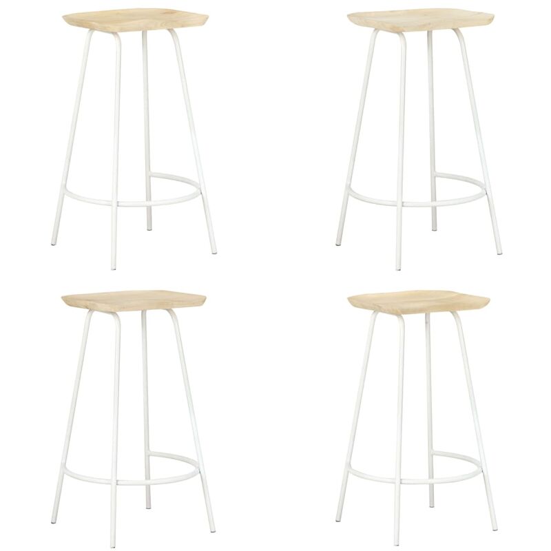 

Taburetes de cocina 4 unidades madera maciza de mango - Youthup