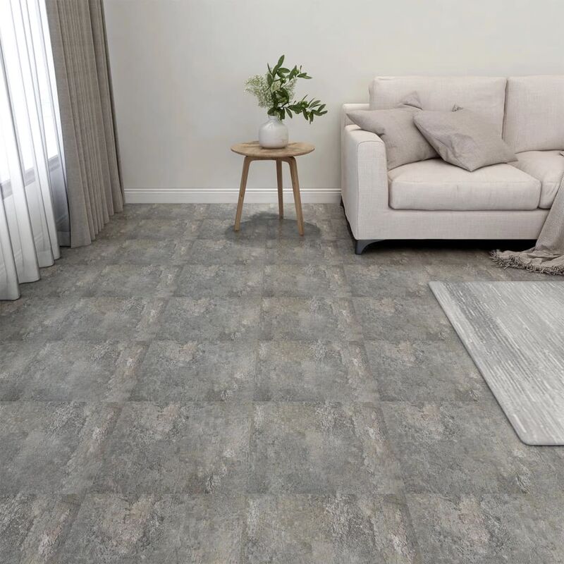 

Tarimas autoadhesivas 20 piezas PVC 1,86 m² gris - Gris - Youthup