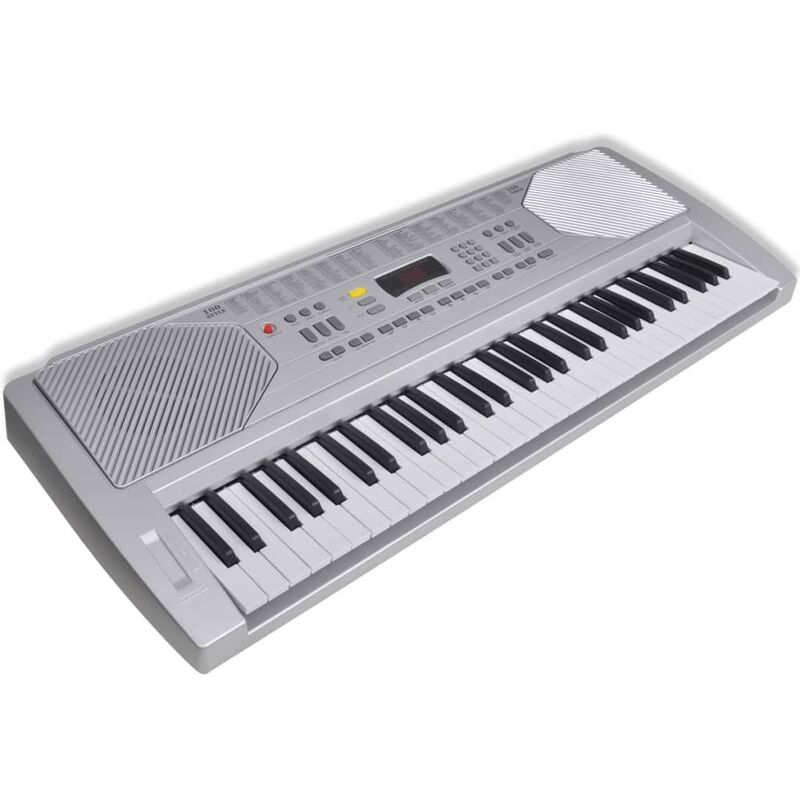 

Teclado Electrónico Con Atril Para Partituras - 61 Teclas De Piano - Plateado - Youthup