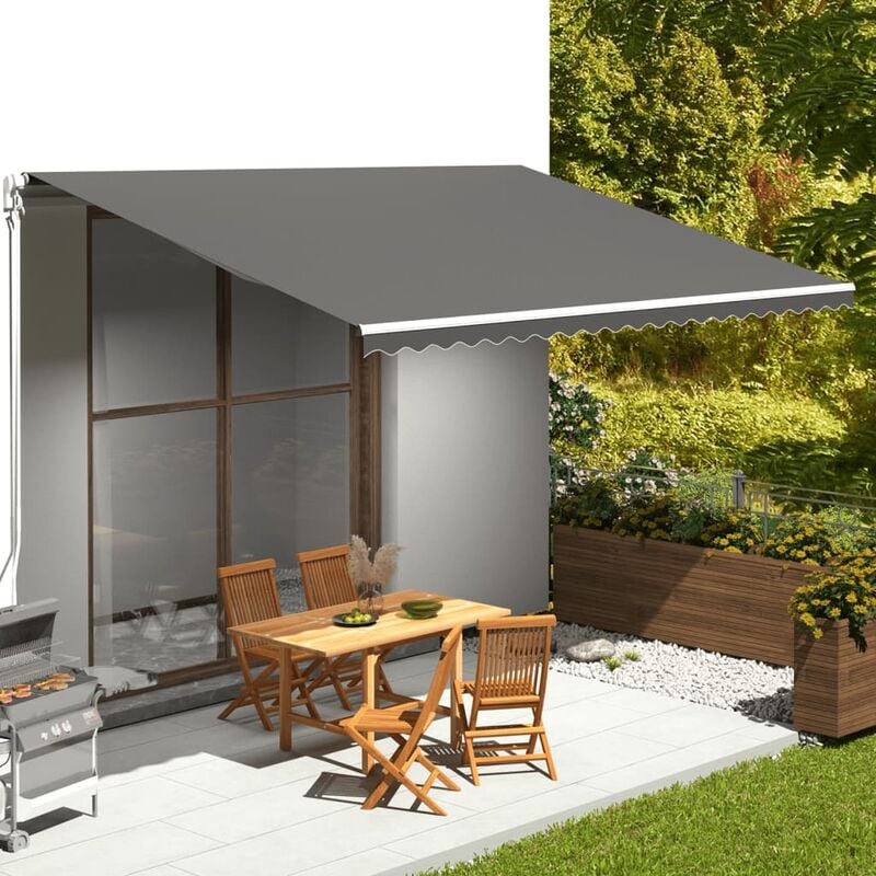 

Tela de repuesto para toldo gris antracita 5x3,5 m - Youthup
