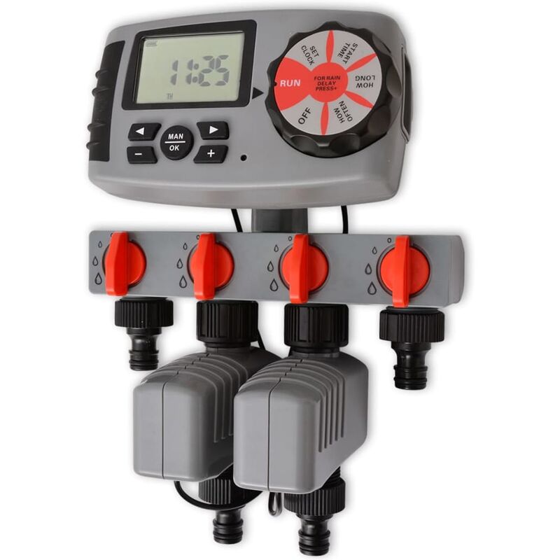 

Temporizador de riego automático con 4 estaciones 3 V - Youthup