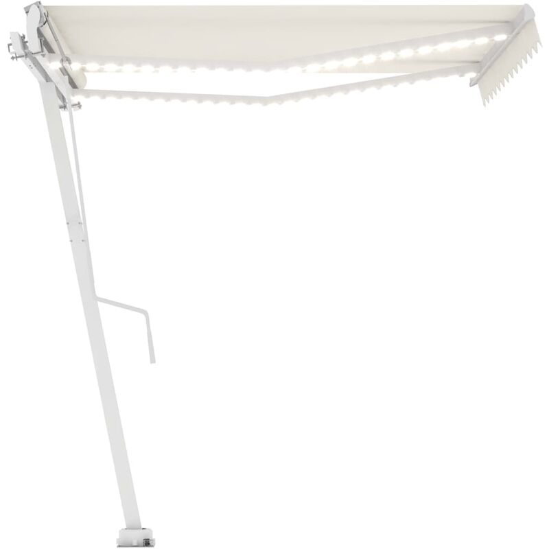 

Toldo automático con LED y sensor de viento crema 350x250 cm - Crema - Youthup