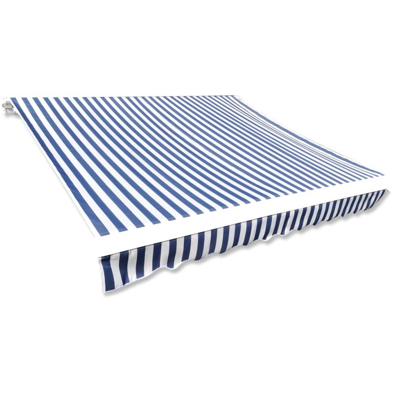 

Toldo de lona azul y blanco 450x300 cm - Azul - Youthup