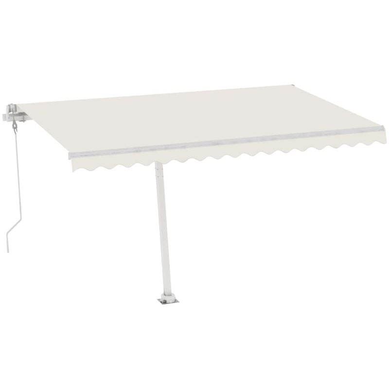 

Toldo de pie automático crema 400x300 cm - Crema - Youthup