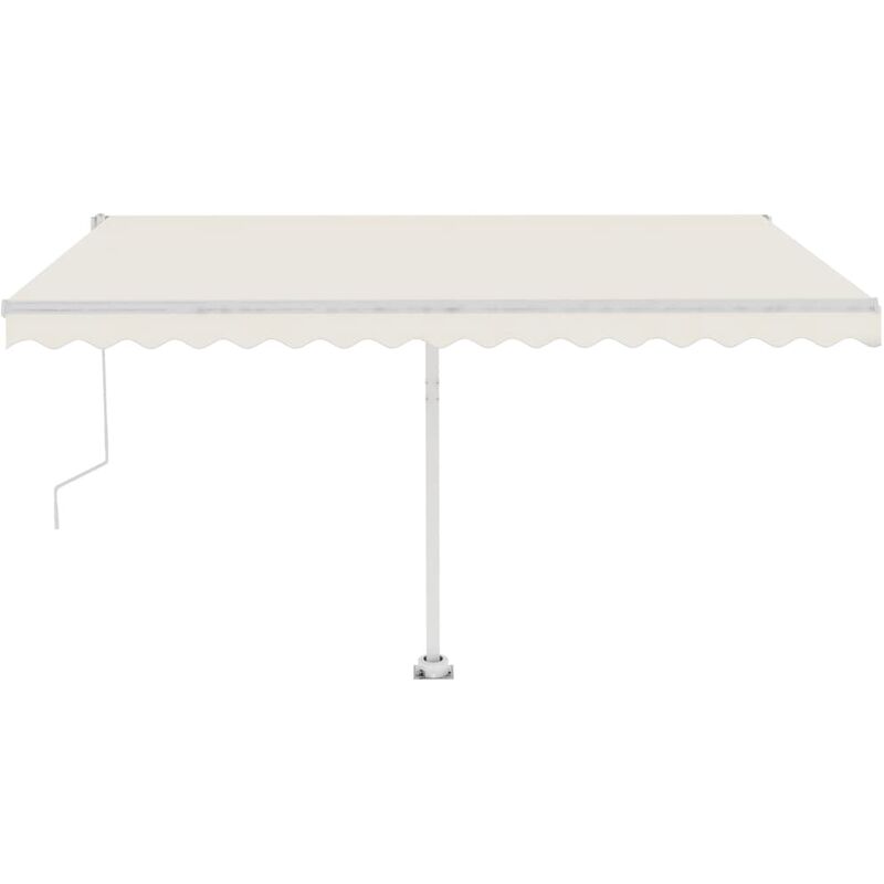 

Toldo de pie automático crema 400x350 cm - Crema - Youthup