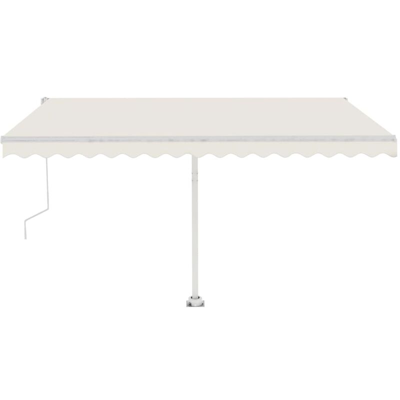 

Toldo de pie automático crema 450x350 cm - Crema - Youthup