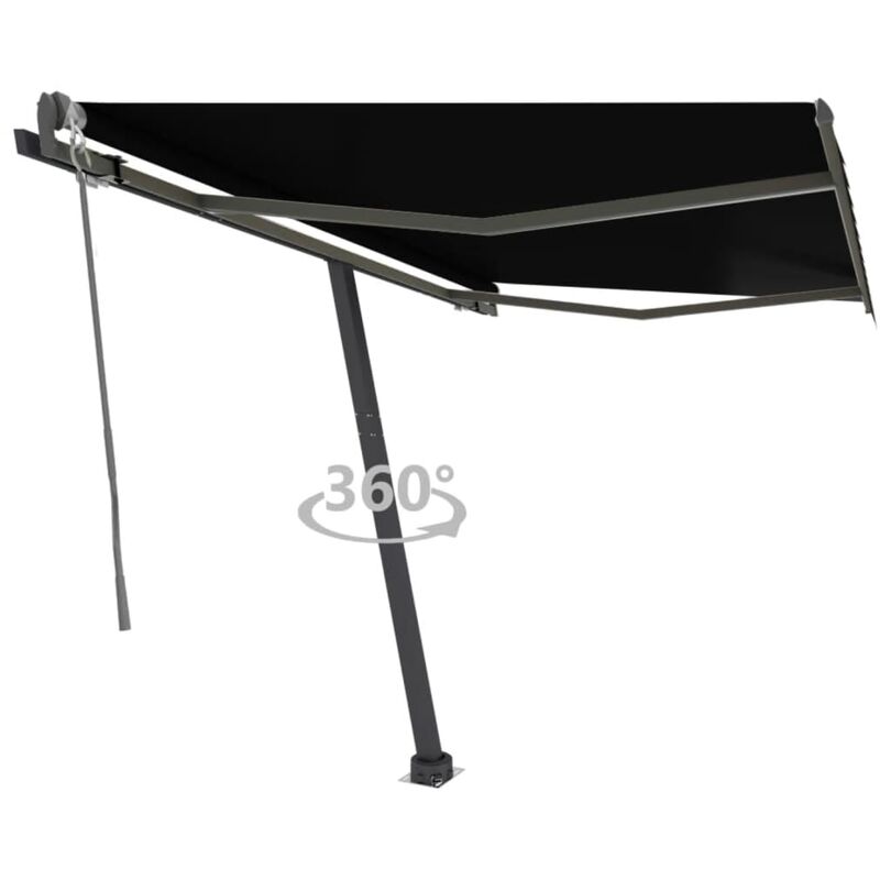 

Toldo de pie automático gris antracita 300x250 cm - Antracita - Youthup