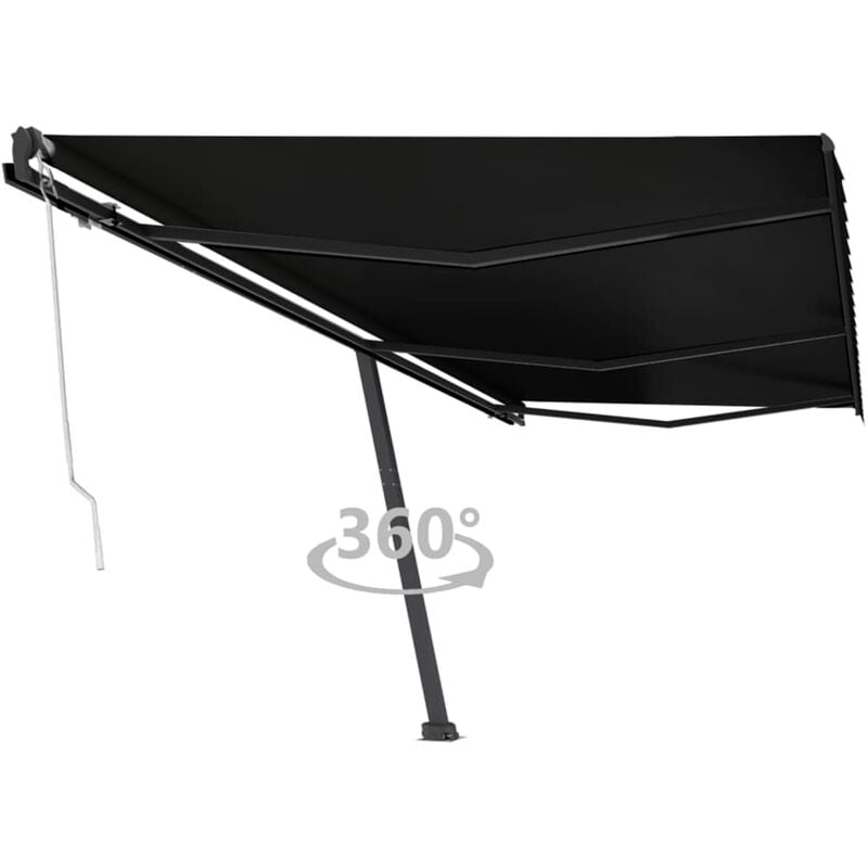 

Toldo de pie automático gris antracita 600x300 cm - Antracita - Youthup