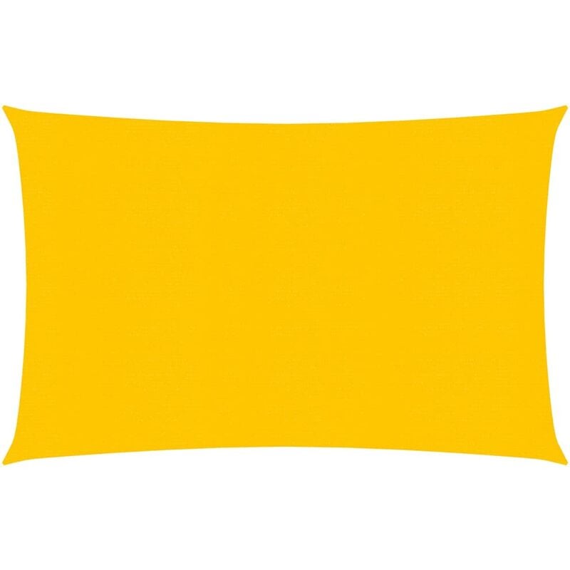 

Toldo de vela amarillo HDPE 160 g/m² 3x4,5 m - Amarillo - Youthup