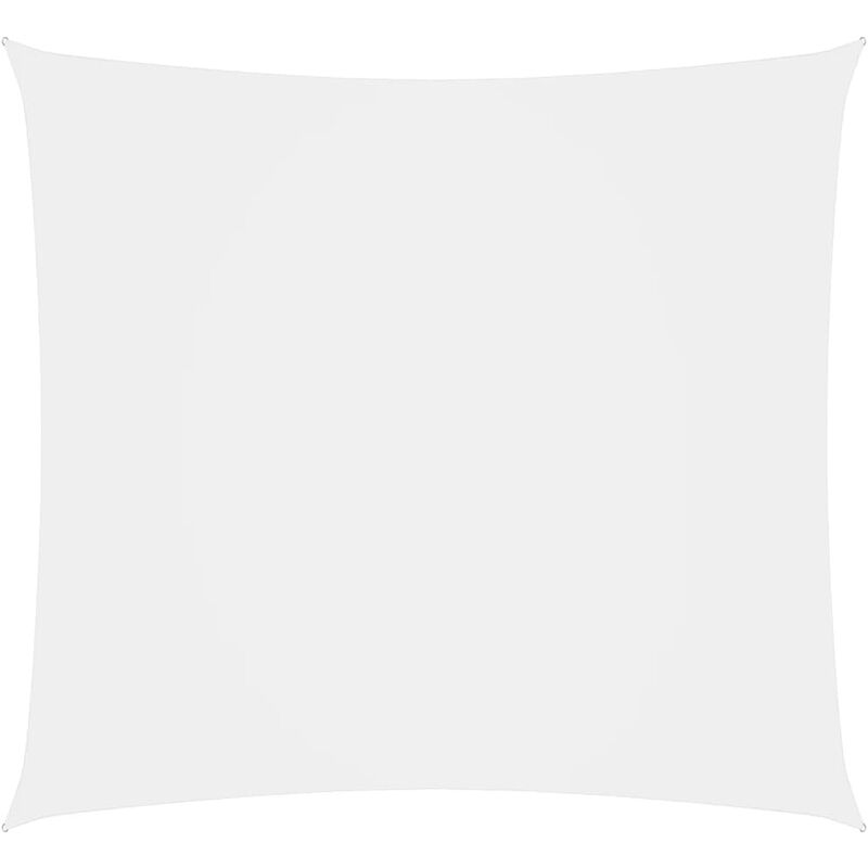 

Toldo de vela cuadrado de tela oxford blanco 7x7 m - Blanco - Youthup
