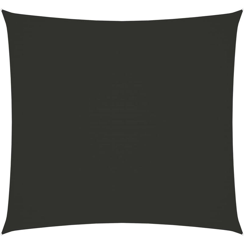 

Toldo de vela cuadrado de tela oxford gris antracita 5x5 m - Antracita - Youthup
