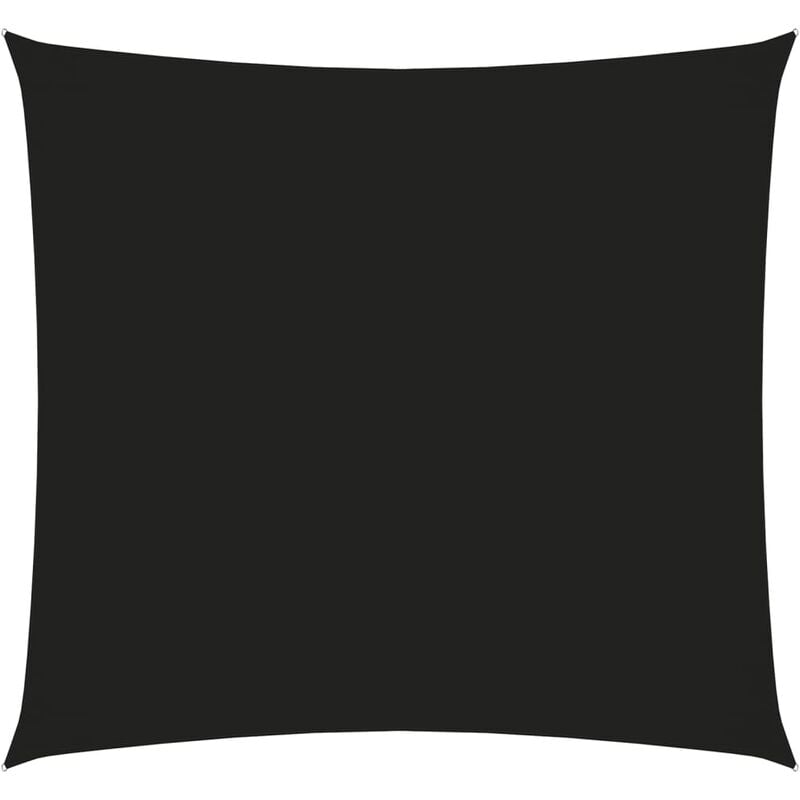

Toldo de vela cuadrado de tela oxford negro 2,5x2,5 m - Negro - Youthup