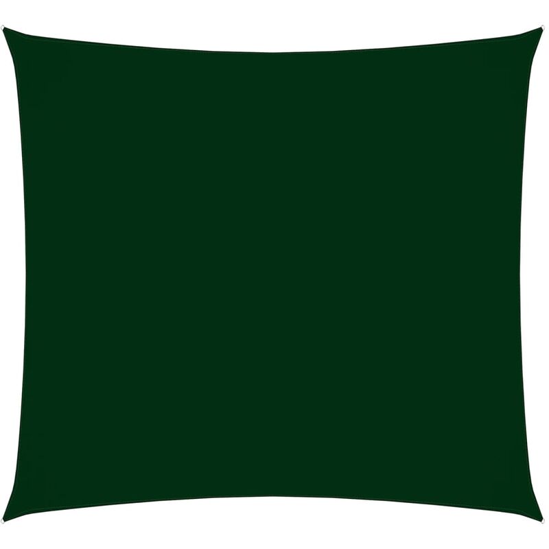 

Toldo de vela cuadrado de tela oxford verde oscuro 3x3 m - Verde - Youthup