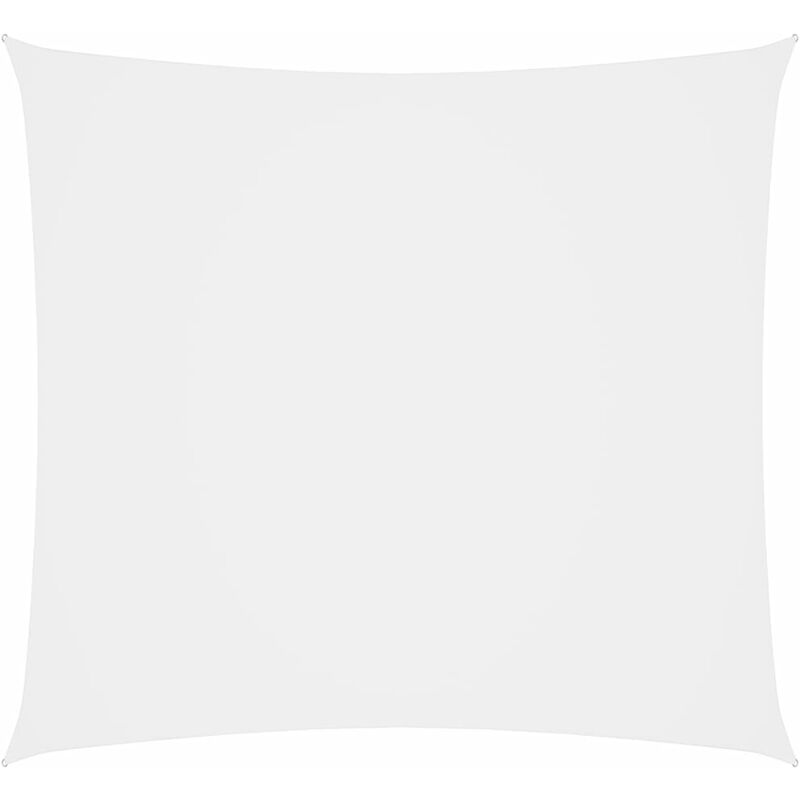 

Toldo de vela cuadrado tela oxford blanco 3,6x3,6 m - Blanco - Youthup