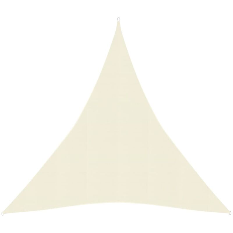 

Toldo de vela HDPE crema 160 g/m² 5x6x6 m - Crema - Youthup