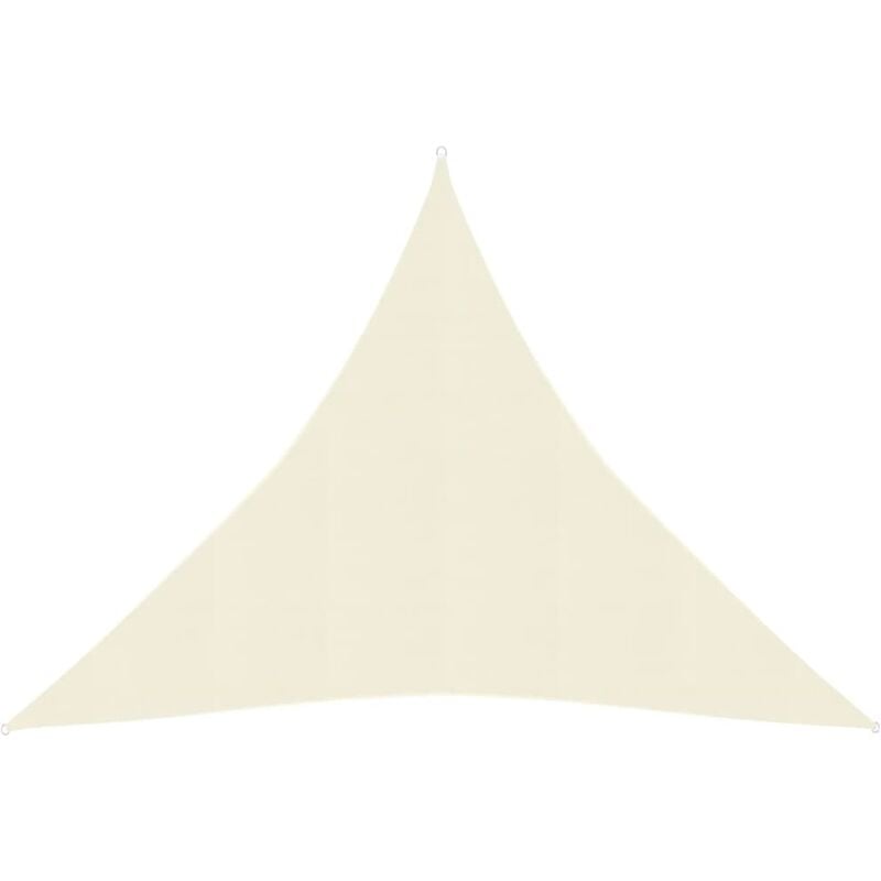 

Toldo de vela HDPE crema 160 g/m² 6x6x6 m - Crema - Youthup