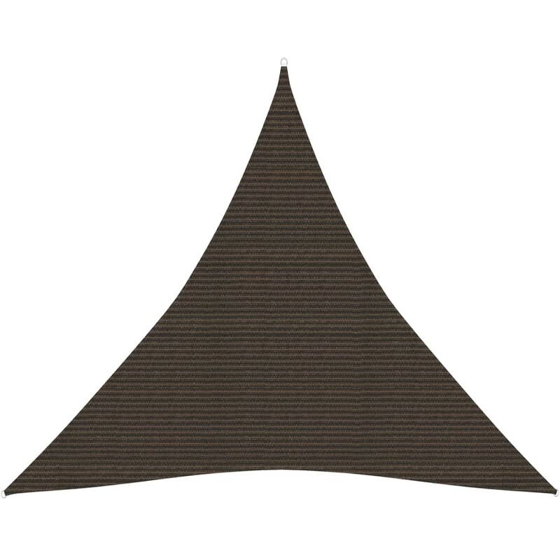 

YOUTHUP Toldo de vela HDPE marrón 160 g/m² 4x4x4 m - Marrón