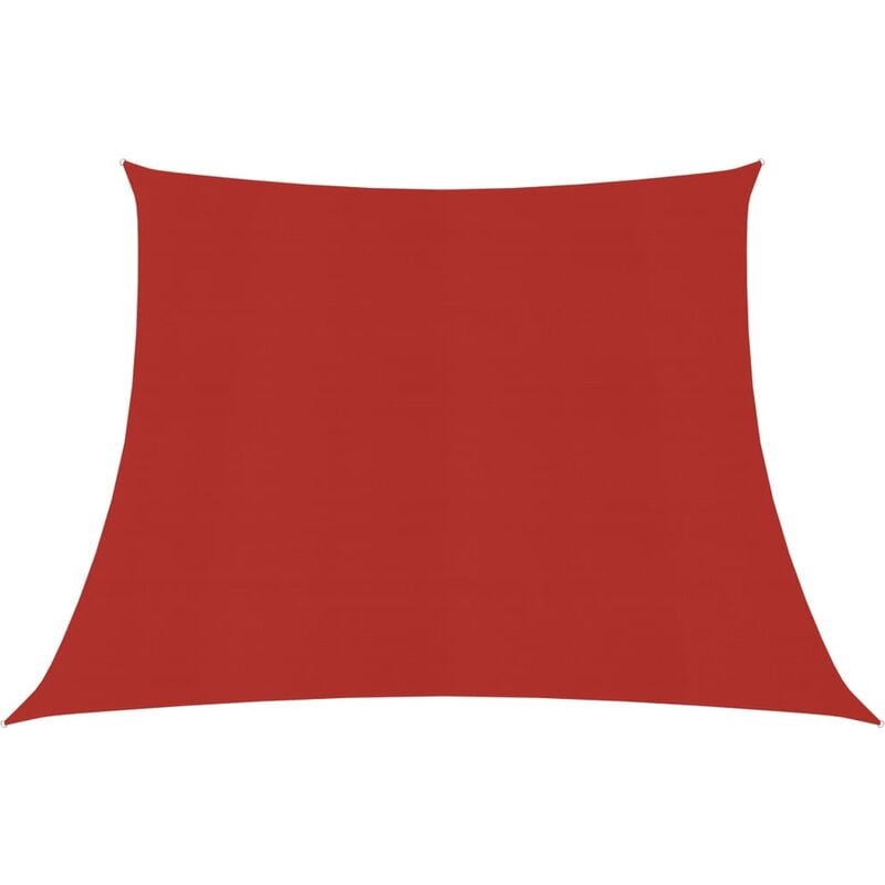 

Toldo de vela HDPE rojo 160 g/m² 4/5x3 m - Rojo - Youthup