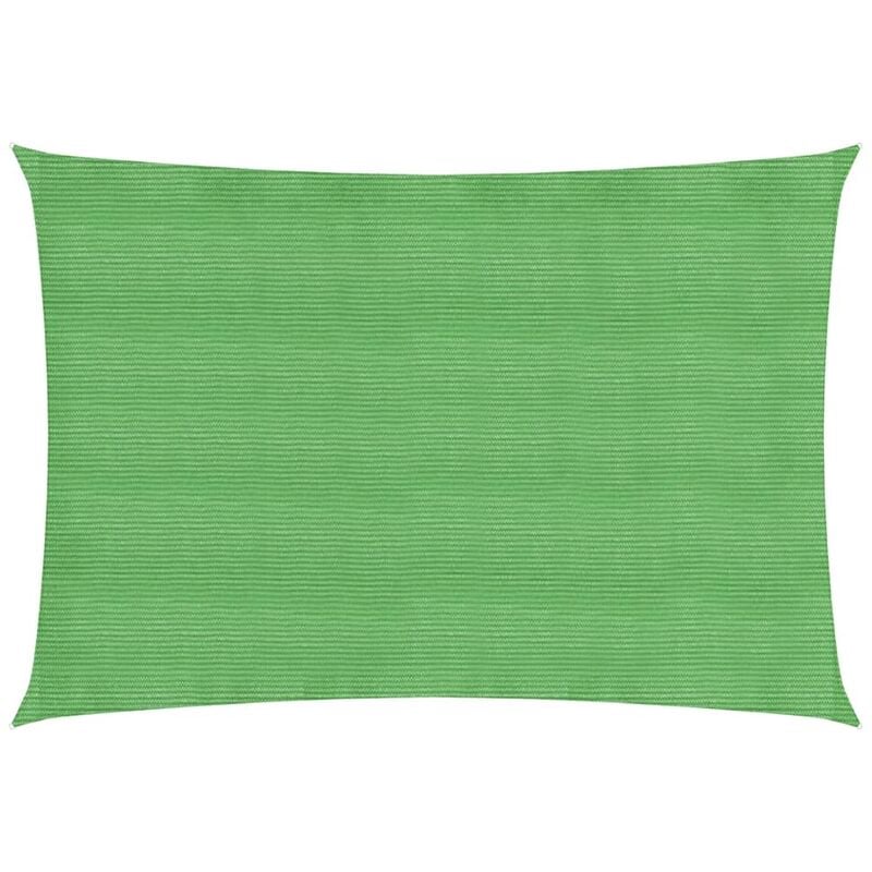 

Toldo de vela HDPE verde claro 160 g/m² 2x4 m - Verde - Youthup