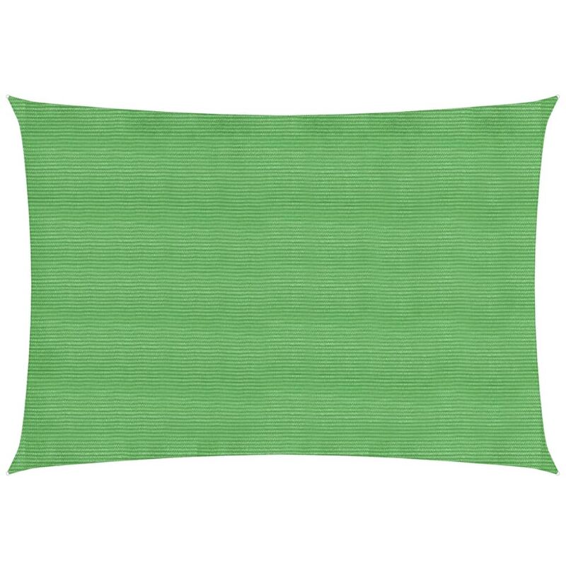 

Toldo de vela HDPE verde claro 160 g/m² 3,5x5 m - Verde - Youthup