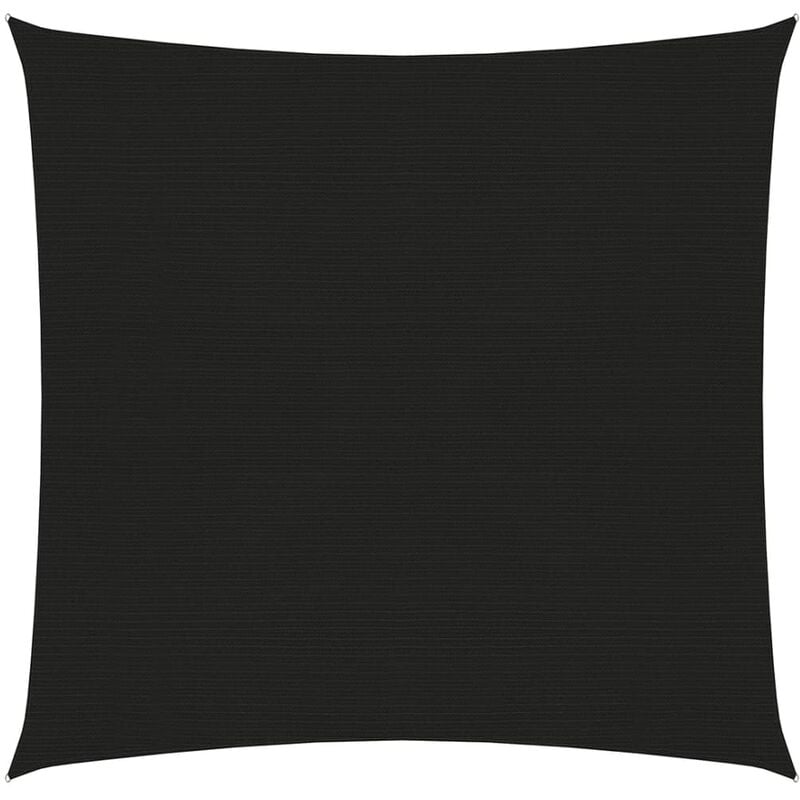 

Toldo de vela negro HDPE 160 g/m² 3x3 m - Negro - Youthup