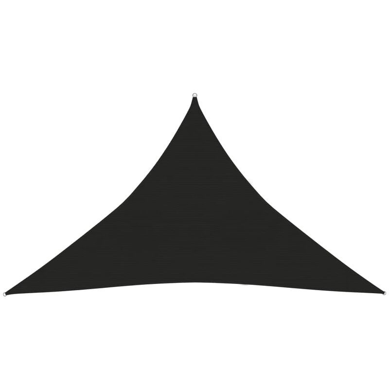 

Toldo de vela negro HDPE 160 g/m² 3x3x4,2 m - Negro - Youthup