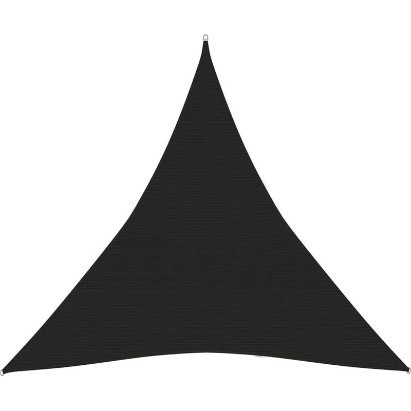 

Toldo de vela negro HDPE 160 g/m² 5x5x5 m - Negro - Youthup