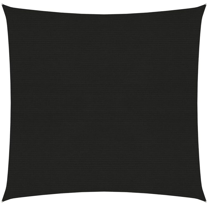 

Toldo de vela negro HDPE 160 g/m² 7x7 m - Negro - Youthup