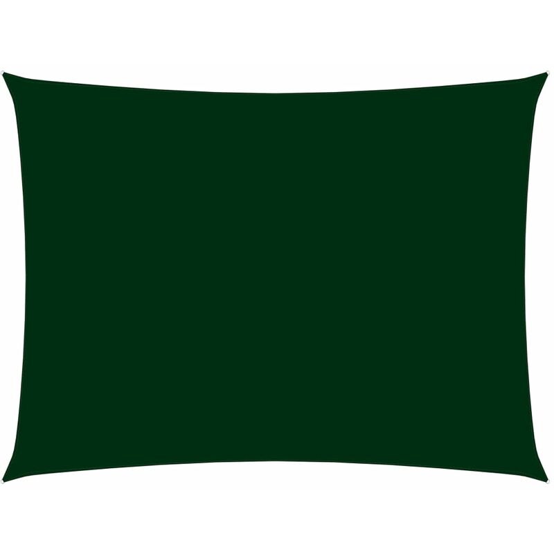

Toldo de vela rectangular de tela oxford verde oscuro 2,5x4 m - Verde - Youthup